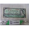 Image 1 : 1954 Canadian 1 Dollar Bill (very good condition)