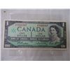 Image 2 : 1954 Canadian 1 Dollar Bill (very good condition)