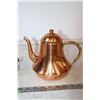 Image 2 : Copper Tea Pot, Copper Strainer, and Decorative Pot