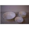 Image 4 : (9) Corelle By Corning Bowls + Serving Bowl