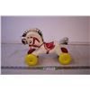 Image 1 : Vintage Plastic Horse on Wheels
