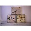 Image 1 : (3) Bird art wall tiles