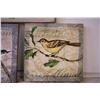 Image 4 : (3) Bird art wall tiles