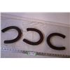 Image 1 : (3) Horse shoes