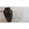 Image 2 : (2) Vases - Flower Vase made in Japan