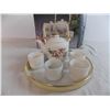 Image 2 : 4 Person Tea Set with Tray