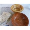 Image 3 : Wooden Bowls - Crystal Platters - Misc.