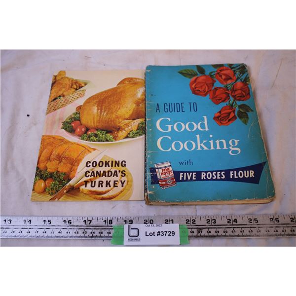 Five Roses Flour cookbook - 1960 edition + Turkey cookbook
