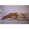 Image 1 : Wood sock stretchers, butterfly wall art