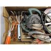 Image 2 : (2) Flats of Tools,gardening,clamps,hitch,and so much more