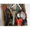 Image 4 : (2) Flats of Tools,gardening,clamps,hitch,and so much more