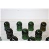 Image 3 : (14) Glass Insulators + Necklace?