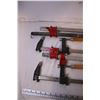 Image 2 : (5) Assorted Bar Clamps