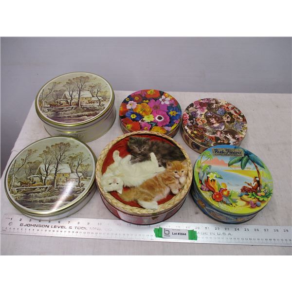 set of 2 collector tins round chocolate medallion tins set of 2 collector tins round chocolate medallion tins