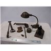 Image 1 : Mounted spout, antique lamp, air pump, bug sprayer
