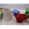 Image 2 : Medalta pitcher + colored glass
