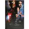 Image 1 : Iron Man cast signed movie poster