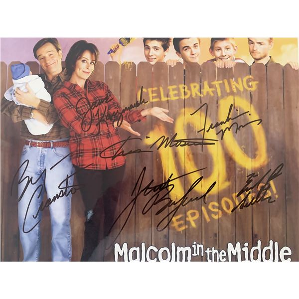 Malcolm in the Middle cast Jane Kaczmarek, Bryan Cranston, Christopher Masterson, Justin Berfield, E
