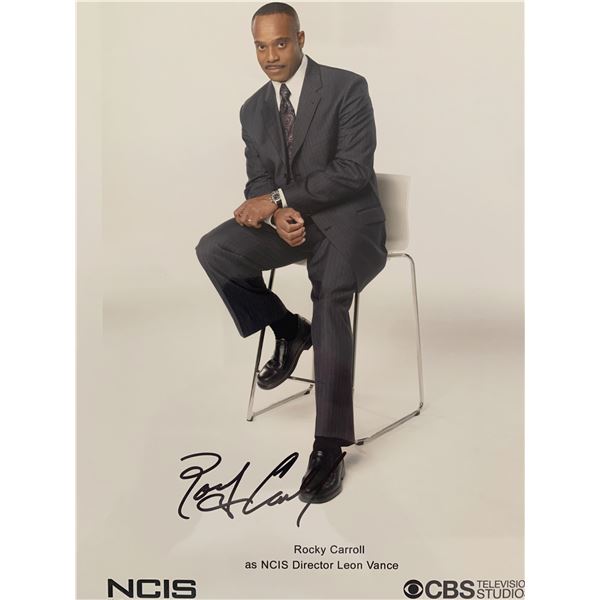 NCIS Rocky Carroll signed photo