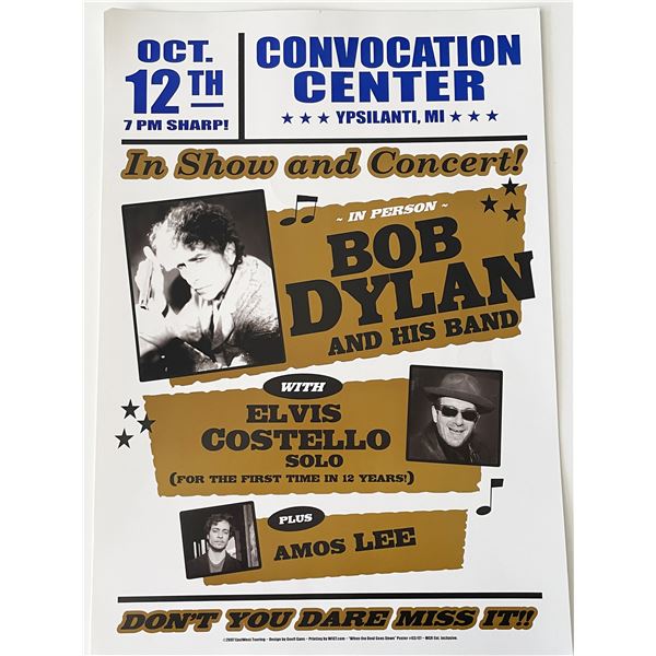 Bob Dylan Concert Poster