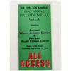 Image 1 : Bill & Hilary Clinton1996 National Presidential Gala All Access Pass