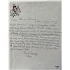 Image 1 : Three Stooges Moe Howard handwritten signed letter. JSA authenticated