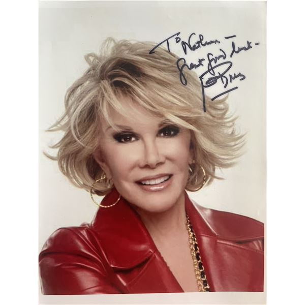 Joan Rivers signed photo