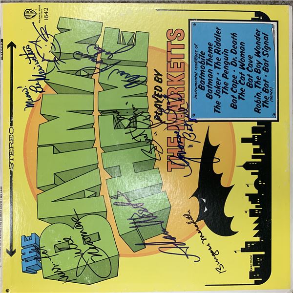 Batman cast signed sound track