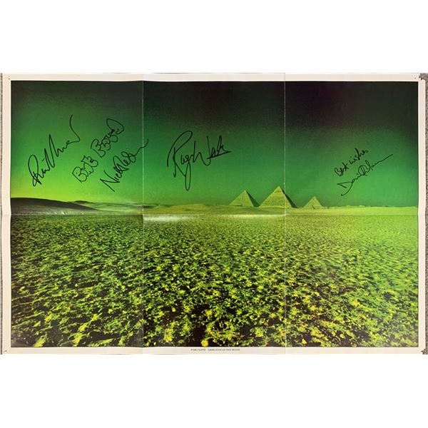 Pink Floyd signed poster