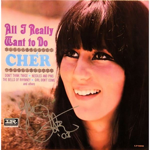 Cher All I Really Want To Do signed album