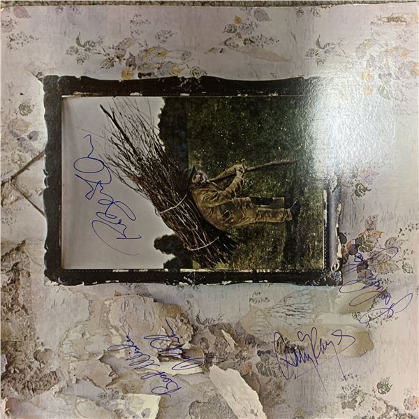 Led Zeppelin IV signed album