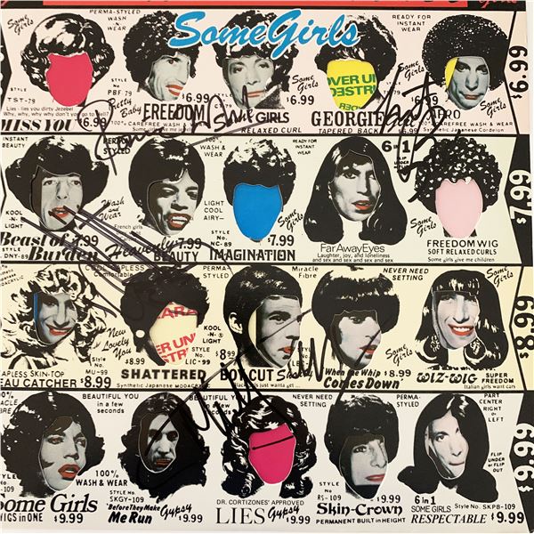 The Rolling Stones signed Some Girls album