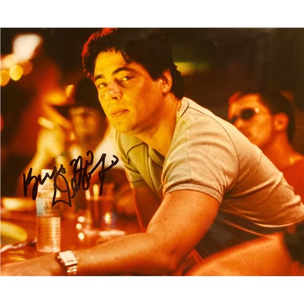 Traffic Benicio del Toro Signed Movie Photo