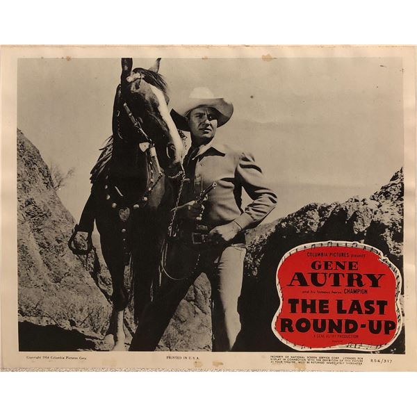 The Last Round-Up Original 1954R Vintage Lobby Card