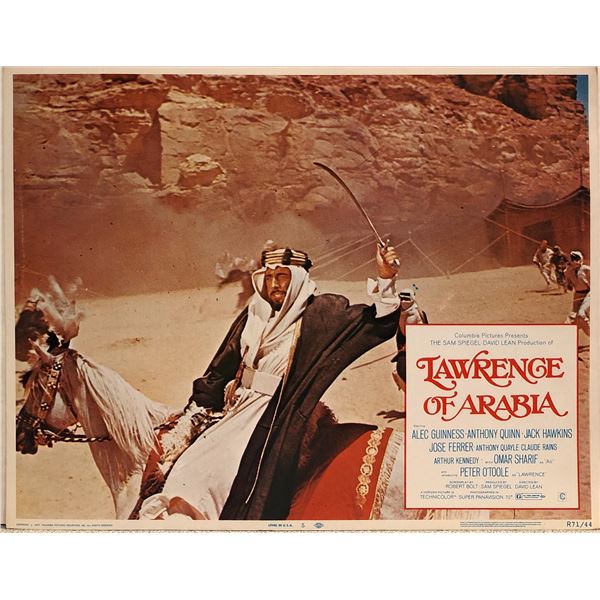 Lawrence of Arabia Original 1971R Vintage Lobby Card