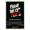 Image 1 : Friday the 13th Part II Original 1981 Vintage Advance One Sheet Poster