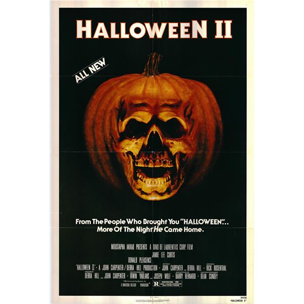 Halloween II Original 1981 Vintage One Sheet Poster