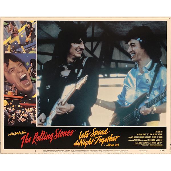 Let's Spend the Night Together Original 1983 Vintage Lobby Card