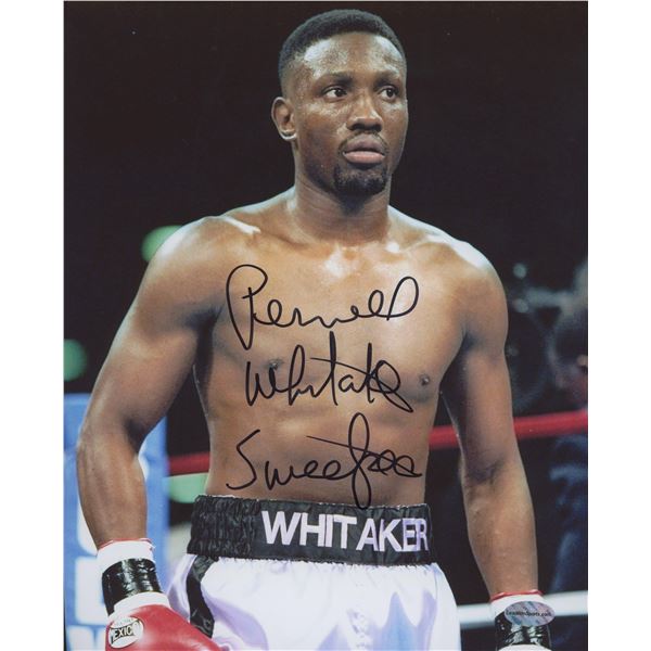 Pernell Whitaker signed 4 weight world champion photo