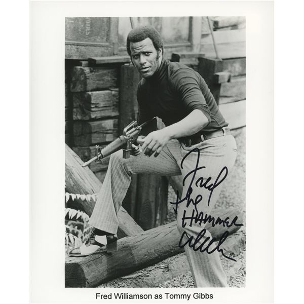 Hell Up in Harlem Fred Williamson signed movie photo