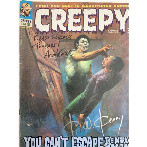 Creepy signed magazine