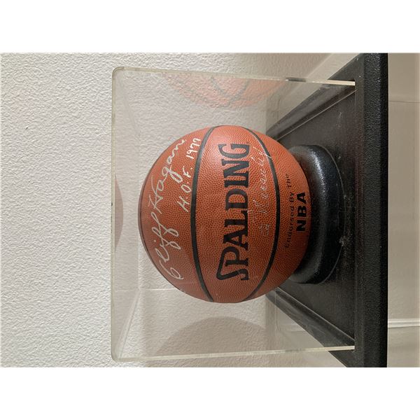 Basketball Hall of Fame signed ball