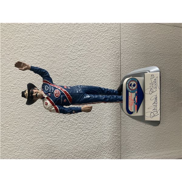 Richard Petty autographed figurine.  The Salvino Collection