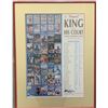 Image 1 : King And His Court Eddie Feigner signed commemorative mini poster