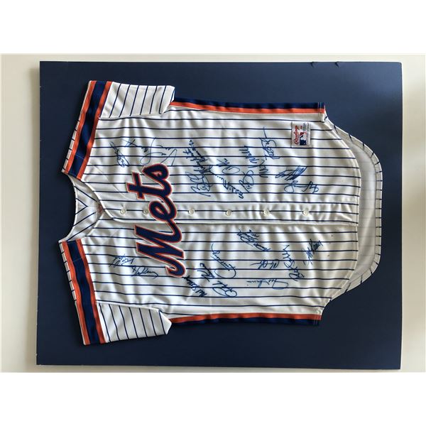 New York Mets multi signature jersey