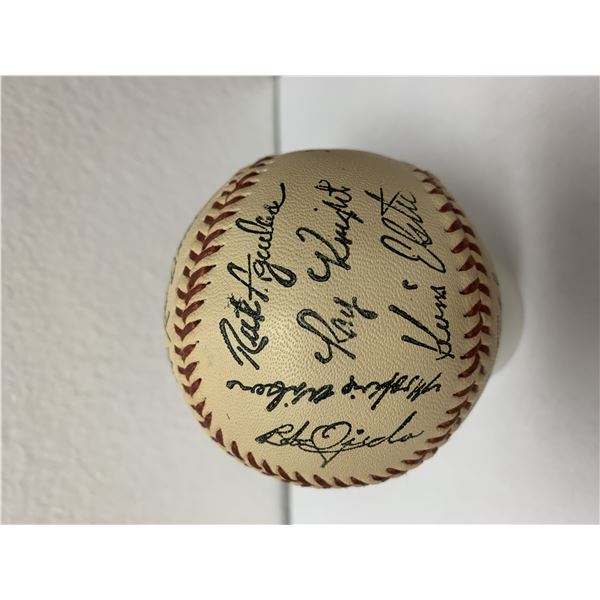 Facsimile signed 1986 NY Mets baseball