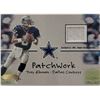 Image 1 : Troy Aikman football card and game used jersey swatch