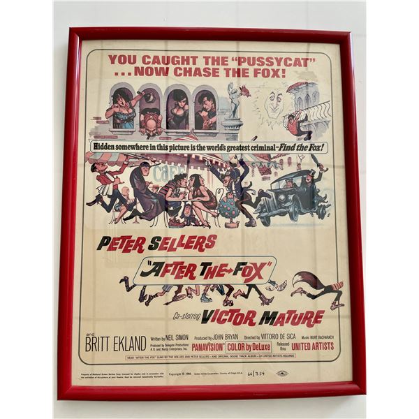 After The Fox film poster