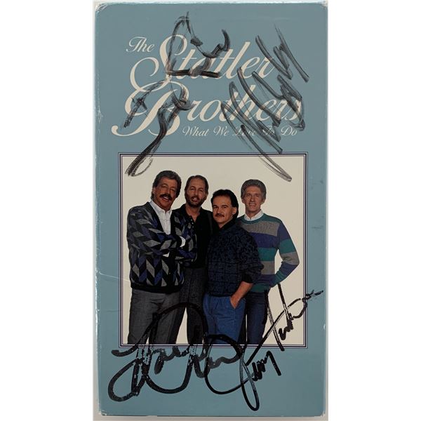 Statler Brothers signed VHS cover