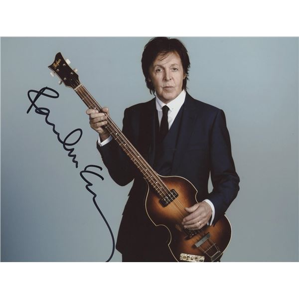 Paul McCartney signed photo